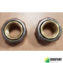 COPPIA BOCCHETTONI PER POMPE Ø 1