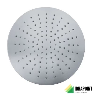 SOFFIONE TONDO INOX 18/10 Ø 200 MM GETTO A PIOGGIA MOD. ROMA