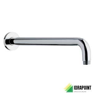 BRACCIO DOCCIA PER INSTALLAZIONE A PARETE CROMATO L. 350 MM