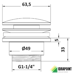 PILETTA CLICK CLAK UNIVERSALE CROMATA