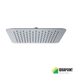 SOFFIONE CROMATO Ø 200X200 MM GETTO A PIOGGIA SISTEMA ANT