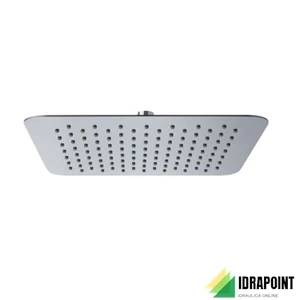 SOFFIONE CROMATO Ø 200X200 MM GETTO A PIOGGIA SISTEMA ANT