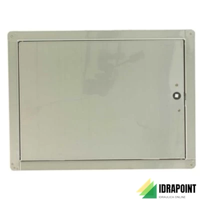 SPORTELLO X CONTATORE ACQUA IN ACCIAIO INOX 220X300 MM