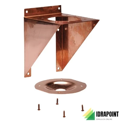 SUPPORTO A MURO RAME Ø 80X100 MM