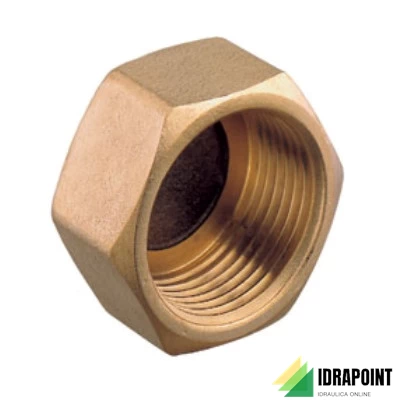 TAPPO FEMMINA IN OTTONE GIALLO Ø 3/4