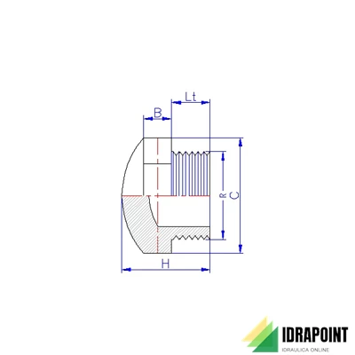 TAPPO FILETTATO MASCHIO PVC 1.1/2