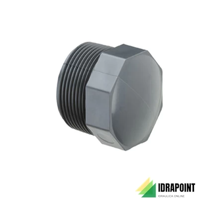 TAPPO FILETTATO MASCHIO PVC  2
