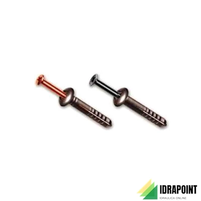 TASSELLO NYLON T.M. CON VITE IN RAME Ø 6X40 MM