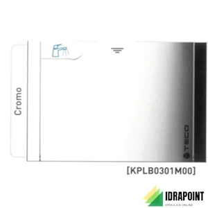 PLACCA DI COPERTURA 135X90MM PER K4.0/K4.1 CROMO