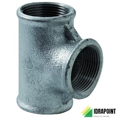 TE RIDOTTO ZINCATO Ø 1/2