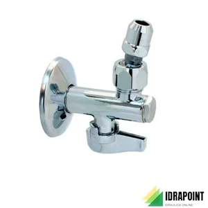 RUBINETTO SOTTOLAVABO ATTACCO SNODATO CON FILTRO Ø 1/2