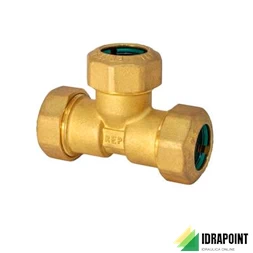 TEE OTTONE PP X TUBO PE Ø 20X20X20 MM