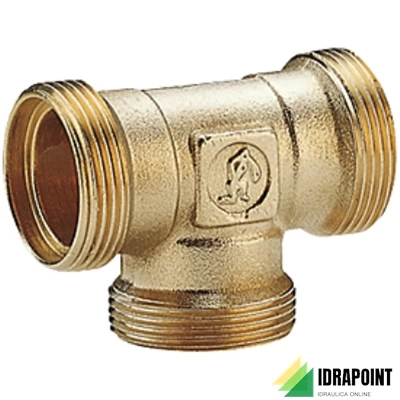 TEE IN OTTONE BASE16 PER ADATTATORE R179