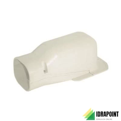 TERMINALE A MURO IN PVC EFFE LINE -77X67 MM