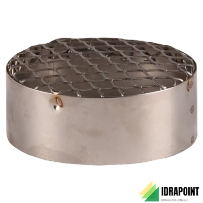 TERMINALE ASPIRAZIONE ARIA ACCIAIO INOX Ø 60 MM