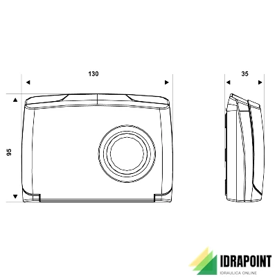 TERMOSTATO GIORNALIERO A BATTERIE A CAVALIERI C32