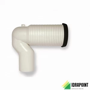 CURVA SCARICO ORIZZONTALE PER WC Ø 110 MM REGOLABILE