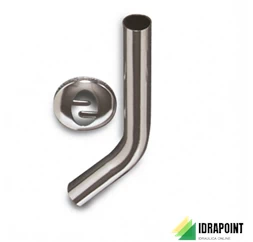 TUBO 45° PER CASSETTA ALTA CROMATO Ø 30X240 MM