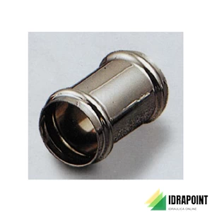 MANICOTTO CROMATO CON O-RING X TUBO Ø 26 MM