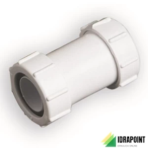 GIUNZIONE TUBO PIOMBO-PVC Ø 32x32 MM IN PLASTICA