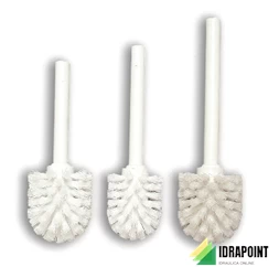 SCOPINI CON MANICO CM 12 BUSSOLA OTTONE FILETTATA M6