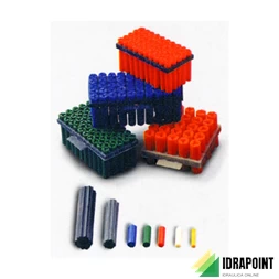 TASSELLO PLASTICA Ø 10X50 MM ARANCIO