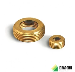 GHIERA DOPPIO FILETTO CON BATTUTA X GUARNIZIONE Ø 3/8