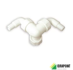 RACCORDO DOPPIO SCARICO LAVATRICE ATTACCO Ø 1