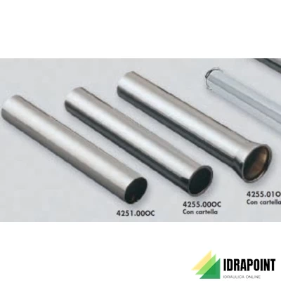 TUBO CON BORDO PER SIFONE Ø 1.1/4