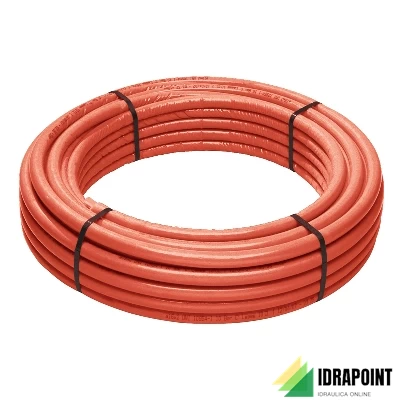 TUBO MULTISTRATO RIVESTITO ROSSO Ø 26X3 MM