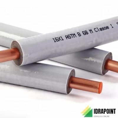 TUBO RAME RIVESTITO SMISOL FRIO Ø 18 MM