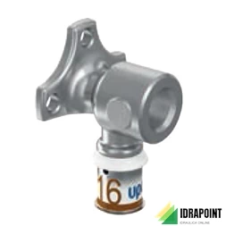 GOMITO UNIPIPE C/FLANGIA Ø 16X1/2