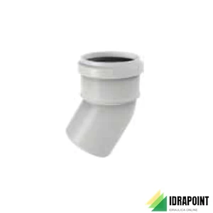 CURVA PP INNESTO 30° Ø 58 MM SILERE