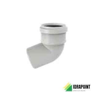 CURVA PP INNESTO 67° Ø 58 MM SILERE