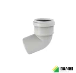 CURVA PP INNESTO 67° Ø 58 MM SILERE