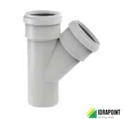 BRAGA PP INNESTO 45° Ø 58X58 MM SILERE