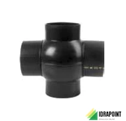 PEHD BRAGA 180° A SFERA 2 VIE Ø 110X110 MM