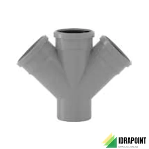 BRAGA DOPPIA A 67° INNESTO Ø 110X50 MM