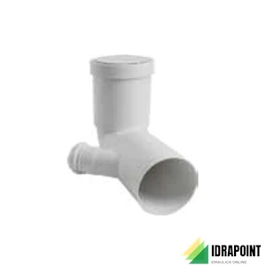 CURVA WC CON ATTACCO SX INNESTO HTSBL Ø 110/40 MM