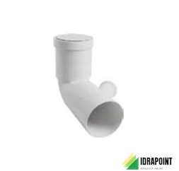 CURVA WC CON ATTACCO DX INNESTO HTSBL Ø 110/40 MM