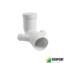 CURVA WC 2 ATTACCHI INNESTO HTSBL Ø 110/40 MM