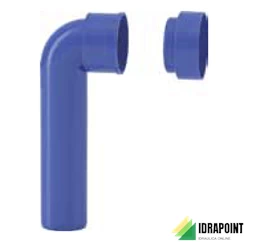 CURVA TECNICA PROLUNGATA TRIPLUS Ø 40X46 MM CON TAPPO
