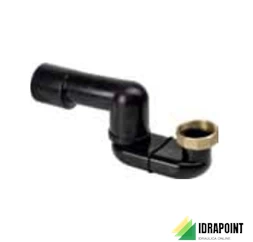 SIFONE VASCA GIREVOLE BASSO PEHD Ø 40/50 MM