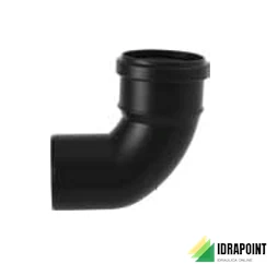 CURVA RAGGIATA 87°30' BLACKFIRE Ø 40 MM