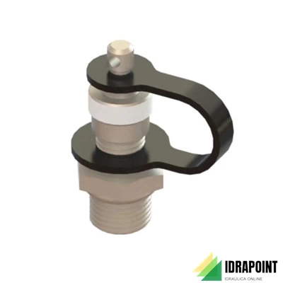 VALVOLA DI PRESA CONTROLLO PRESSIONE OTTONE C/RITEGNO Ø 1/8
