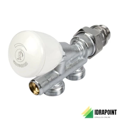 VALVOLA MONOTUBO TERMOSTATIZZABILE MICROMETRICA Ø 1/2