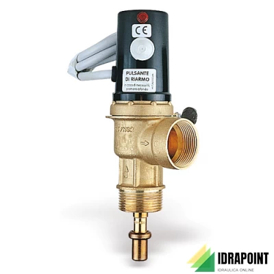 VALVOLA SCARICO TERMICO TERMOFLUX INAIL Ø 1.1/2