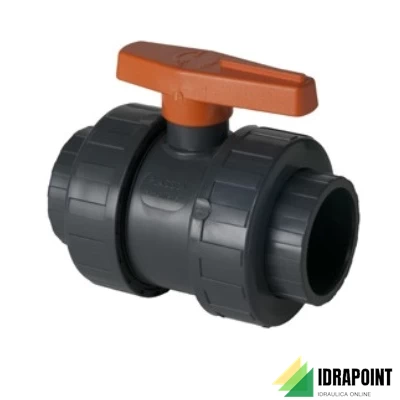 VALVOLA SFERA BI-STOP PVC FILETTATA Ø 4