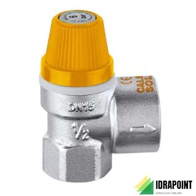 VALVOLA SICUREZZA IMPIANTO SOLARE Ø 1/2