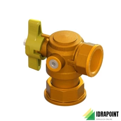 VALVOLA SQUADRA PER GAS Ø 3/4